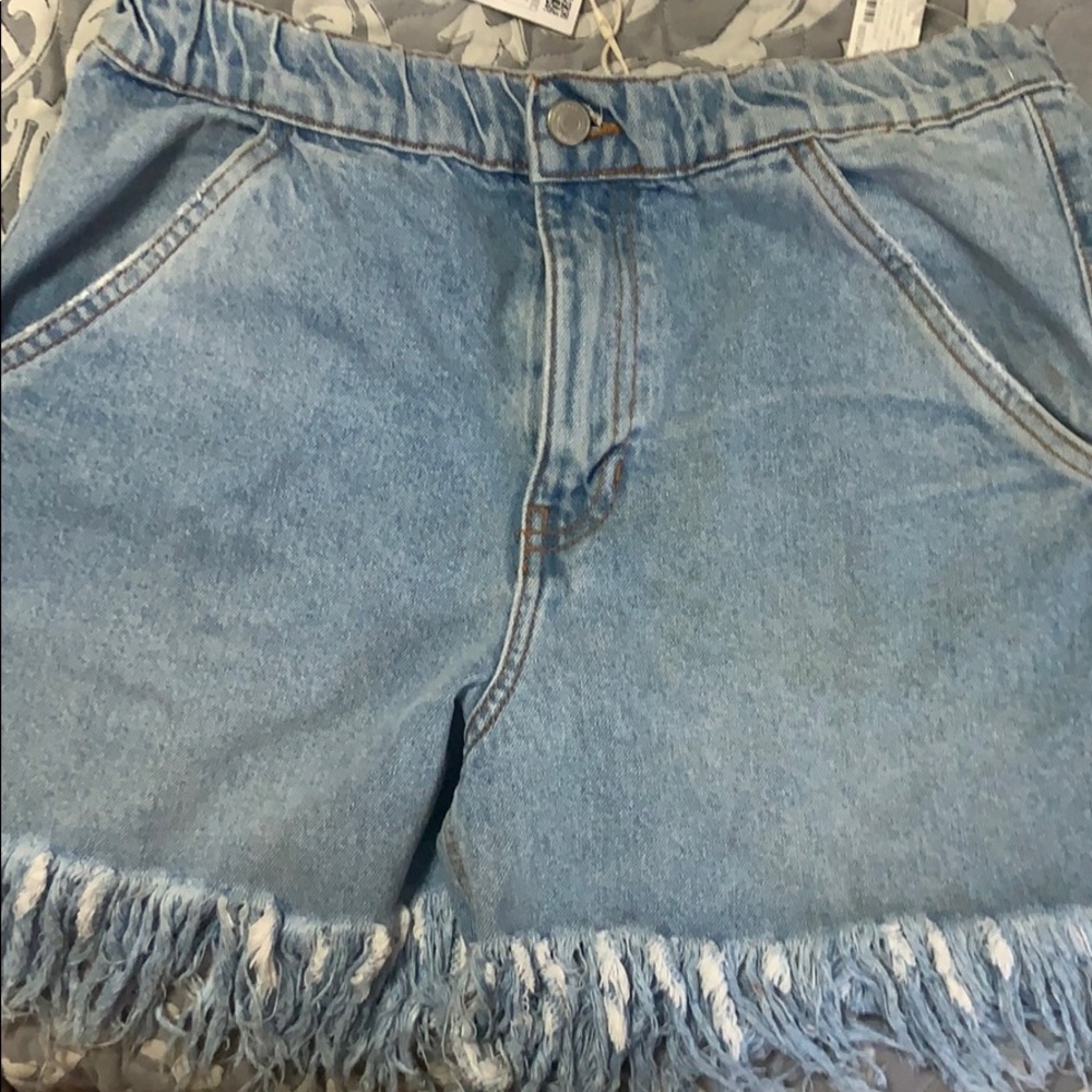 Denim shorts